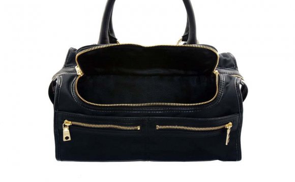 DKNY Nylon Zipper Satchel in