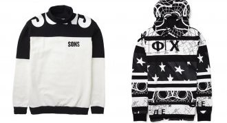 1. Sons LS Horizon Turtle Neck Sweatshirt  2. Systvm Fuse Hoody