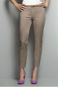Beige cropped pants by New York & Co