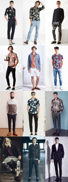 Men's Floral Clothing Spring/Summer Outfit Inspiration Lookbook