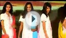 Indian top female models on the ramp in New Delhi